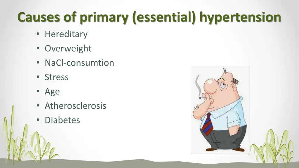 causes of primary essential hypertension