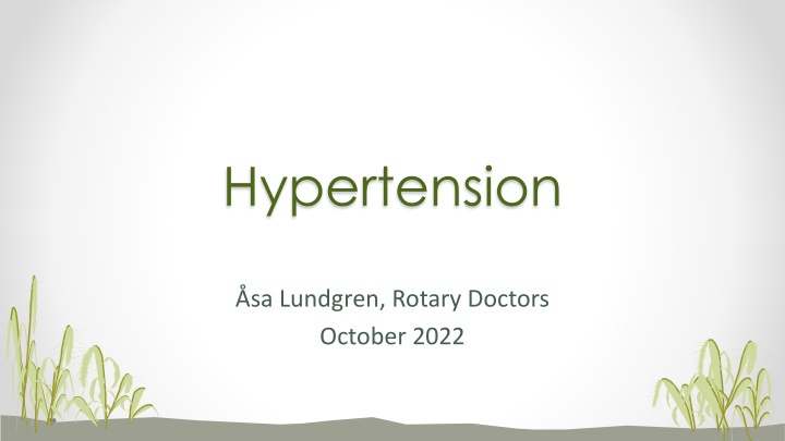 hypertension