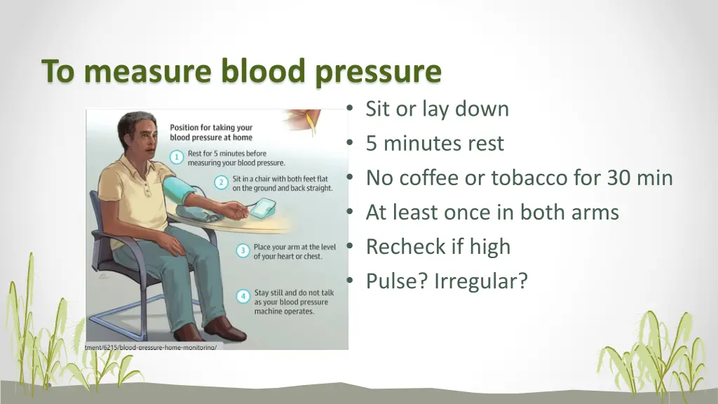 to measure blood pressure