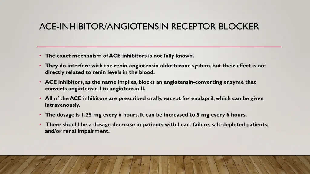 ace inhibitor angiotensin receptor blocker