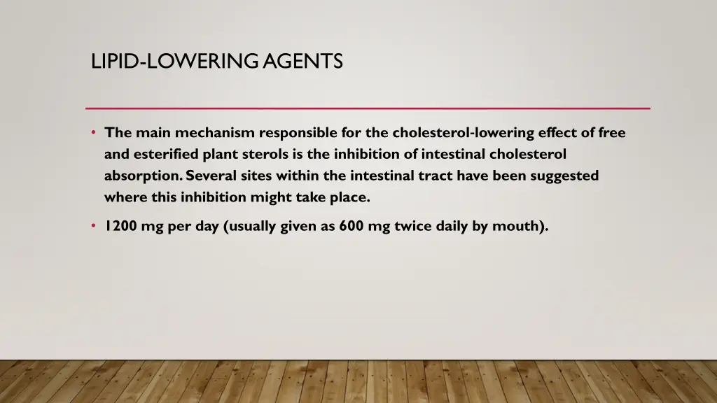 lipid lowering agents