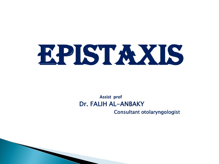 epistaxis epistaxis