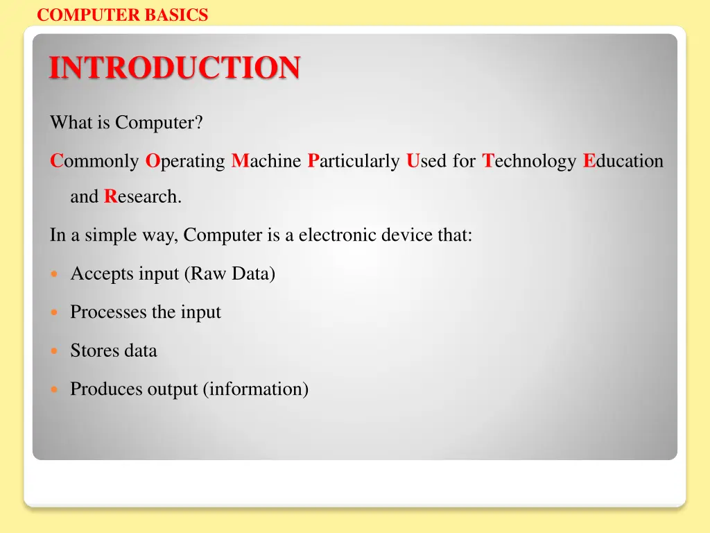 computer basics 1