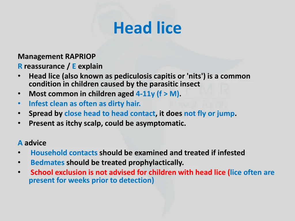 head lice