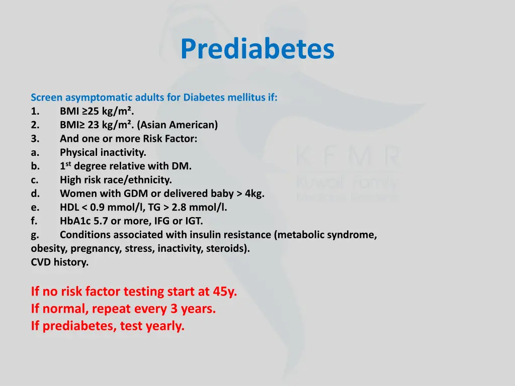 prediabetes