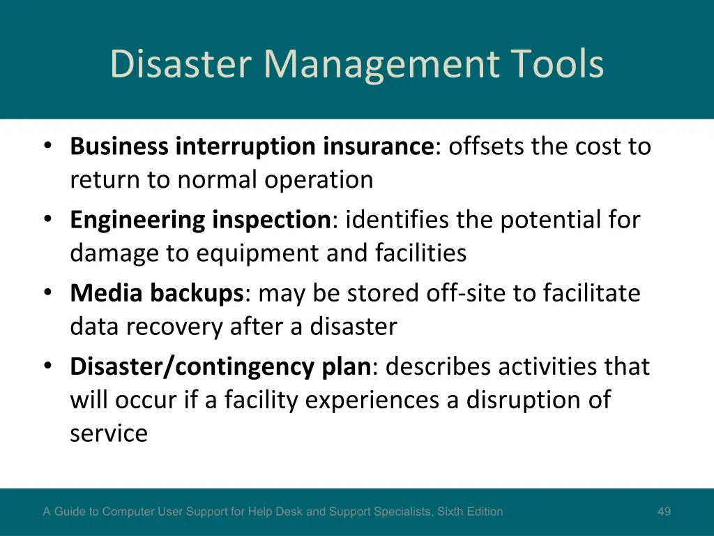 disaster management tools