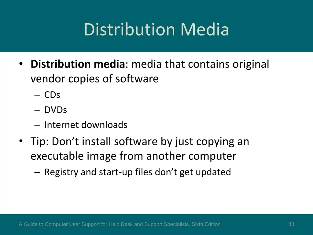 distribution media