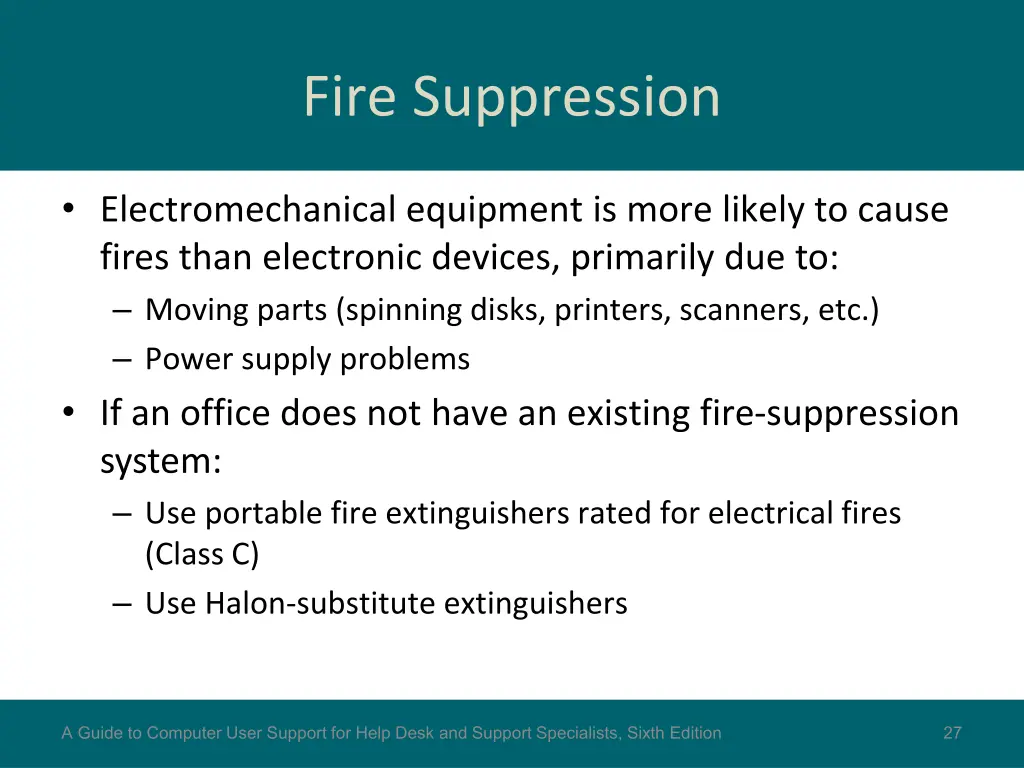 fire suppression