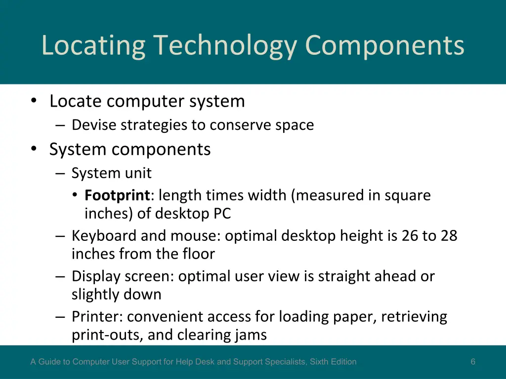 locating technology components