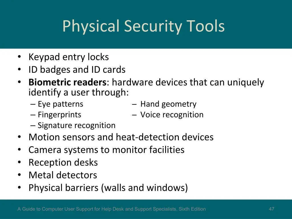 physical security tools