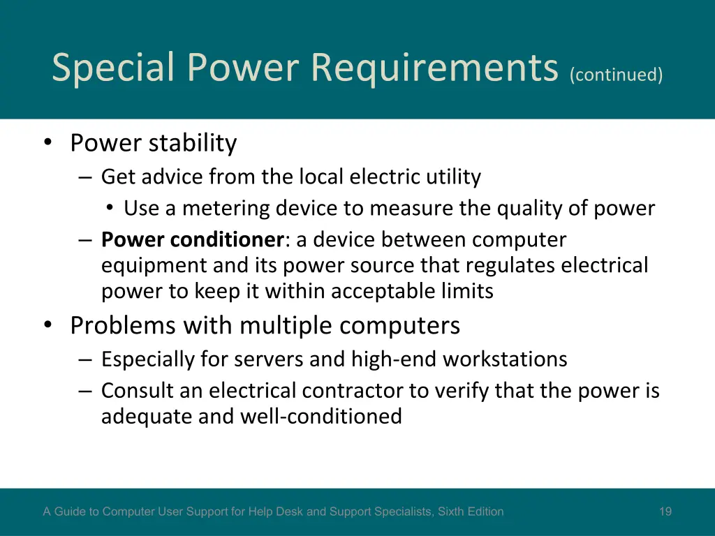 special power requirements continued 1