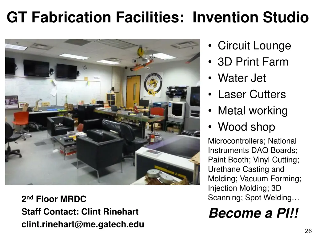 gt fabrication facilities invention studio