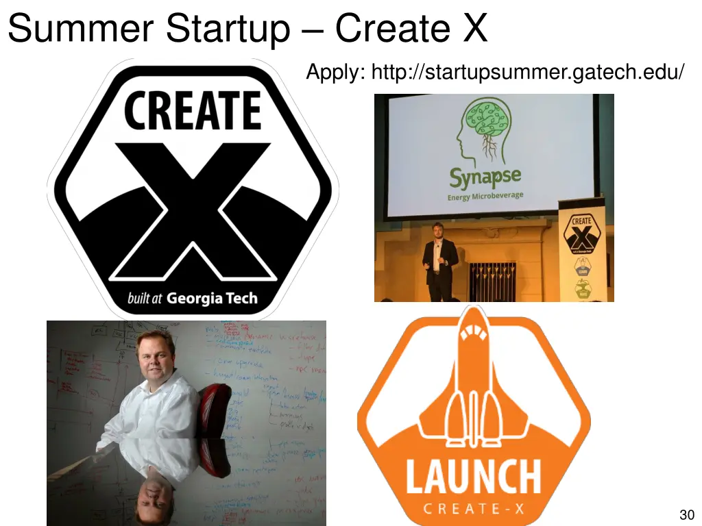 summer startup create x