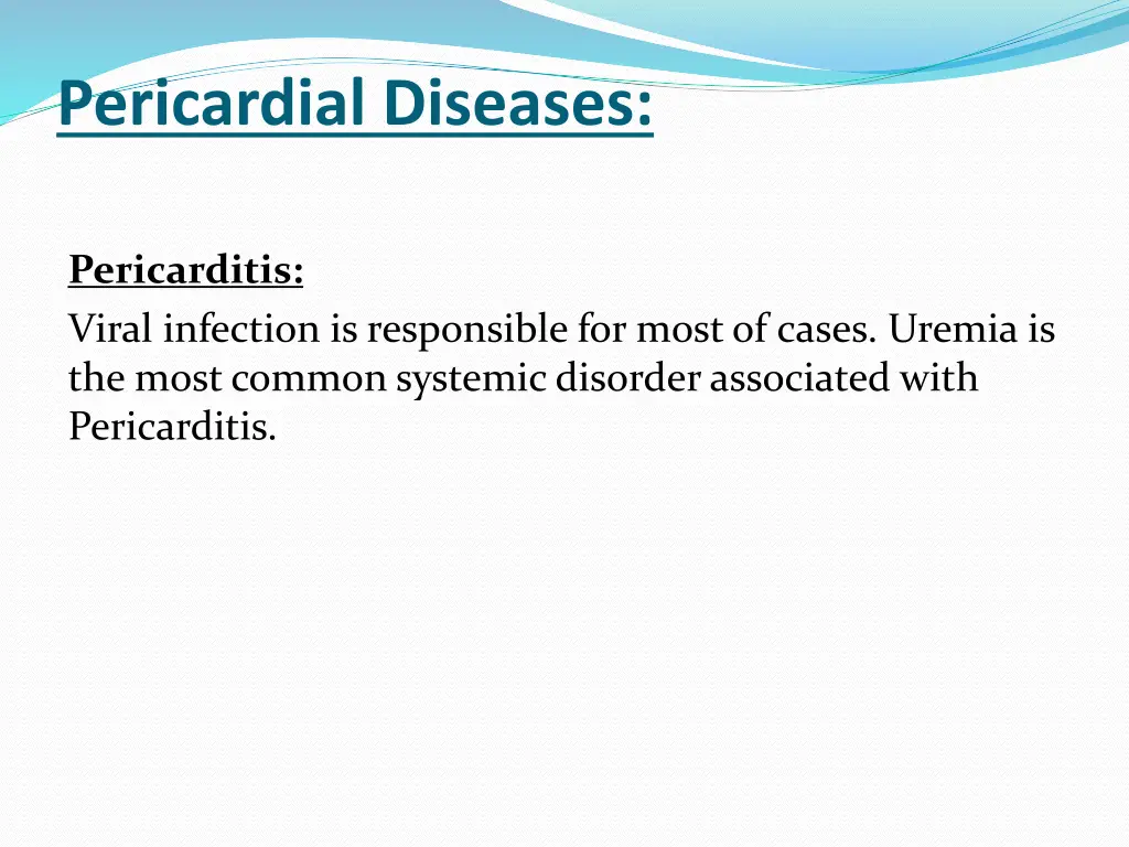 pericardial diseases