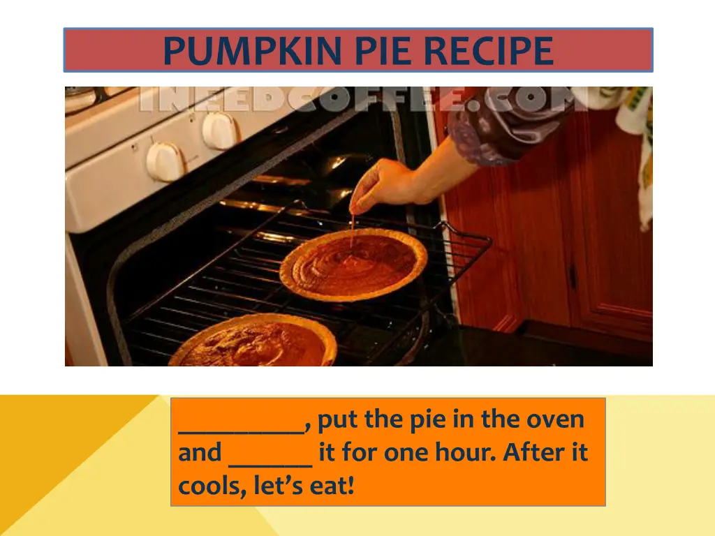 pumpkin pie recipe 1