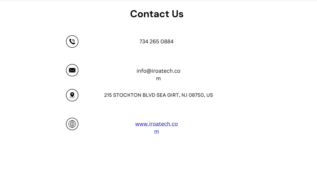 contact us