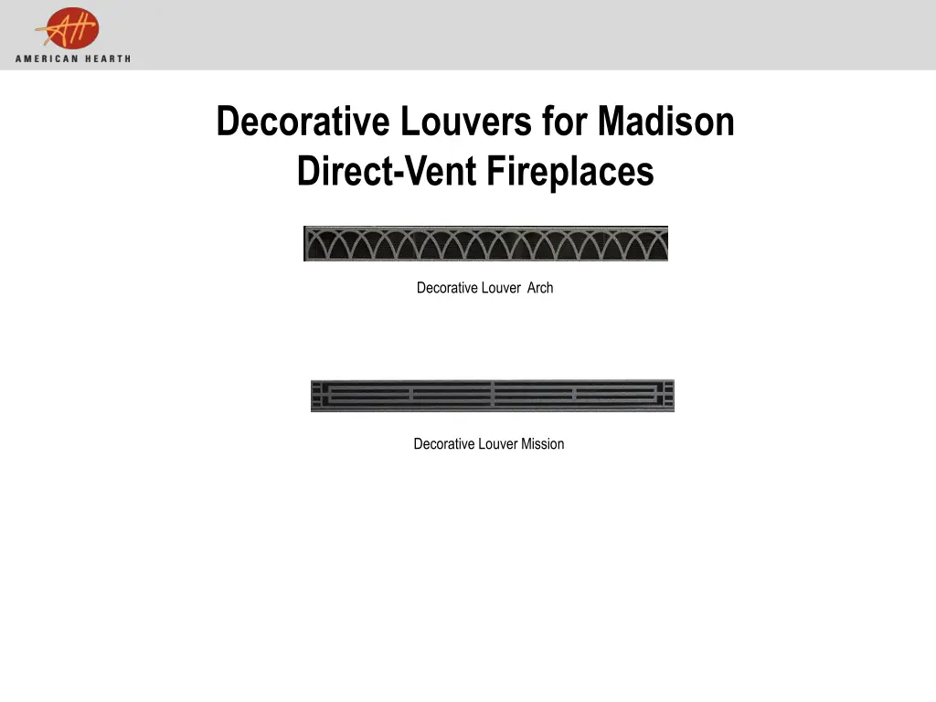 decorative louvers for madison direct vent