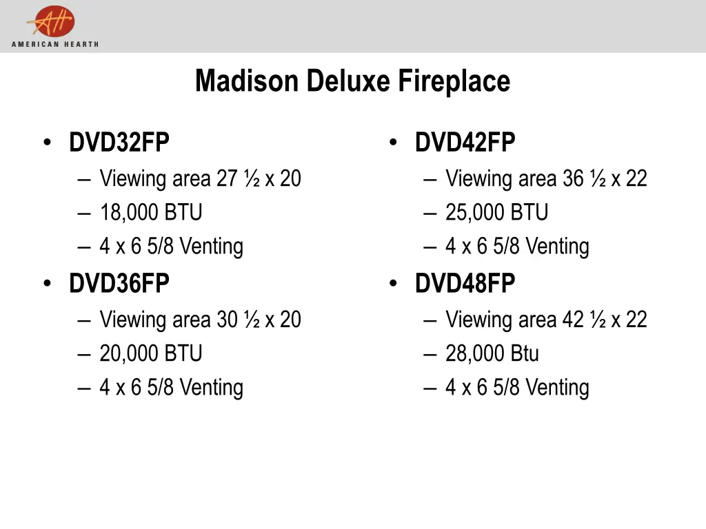 madison deluxe fireplace