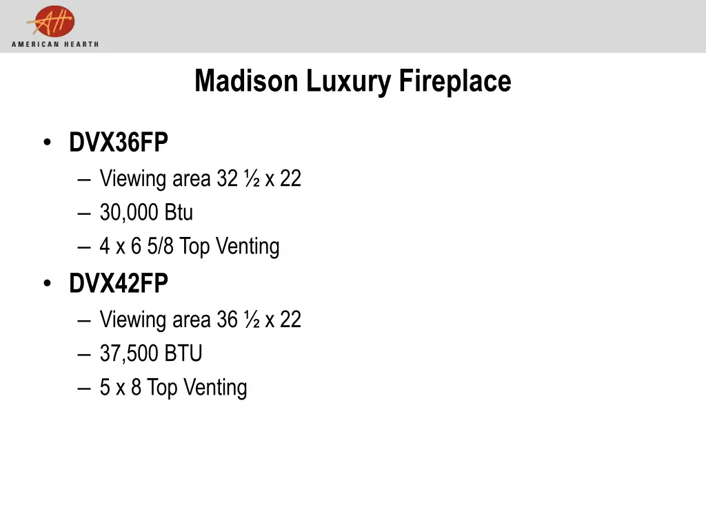 madison luxury fireplace