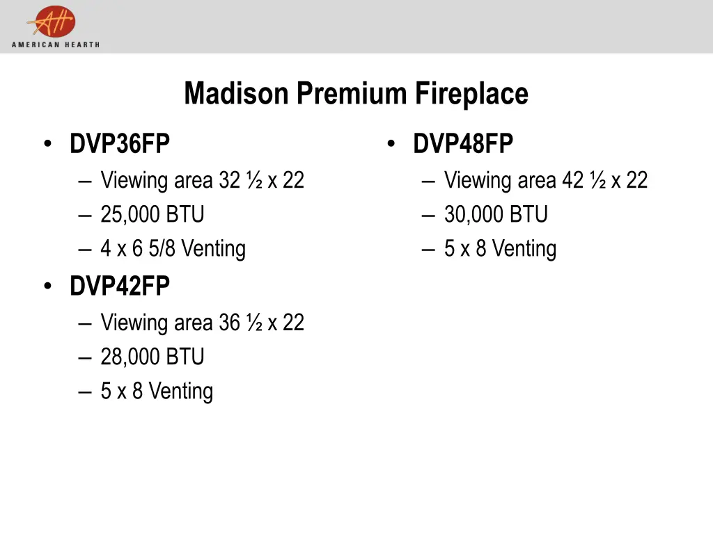 madison premium fireplace