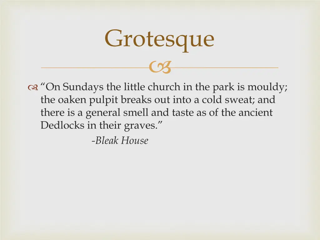 grotesque