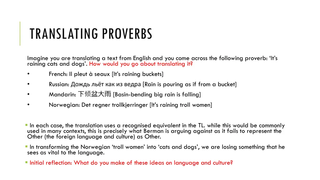 translating proverbs