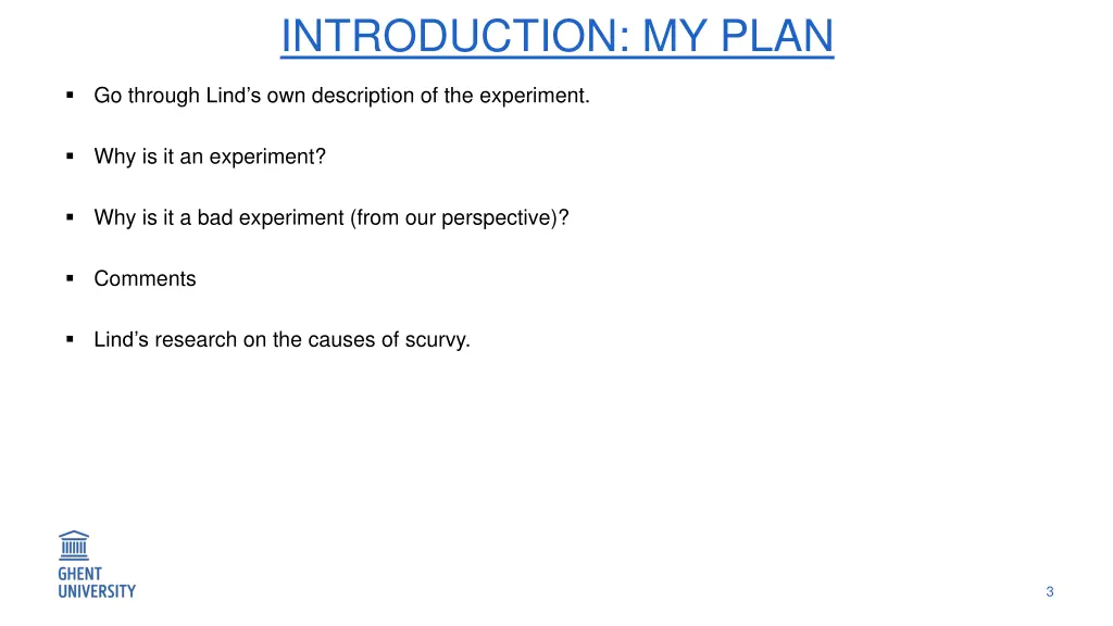 introduction my plan