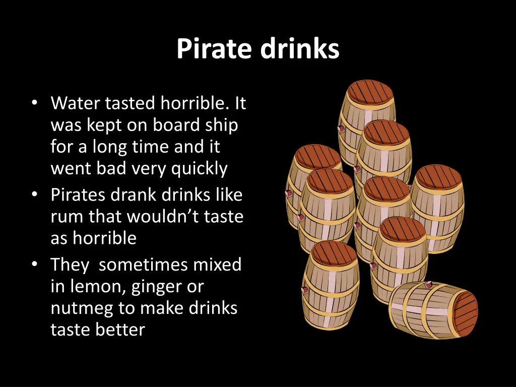 pirate drinks