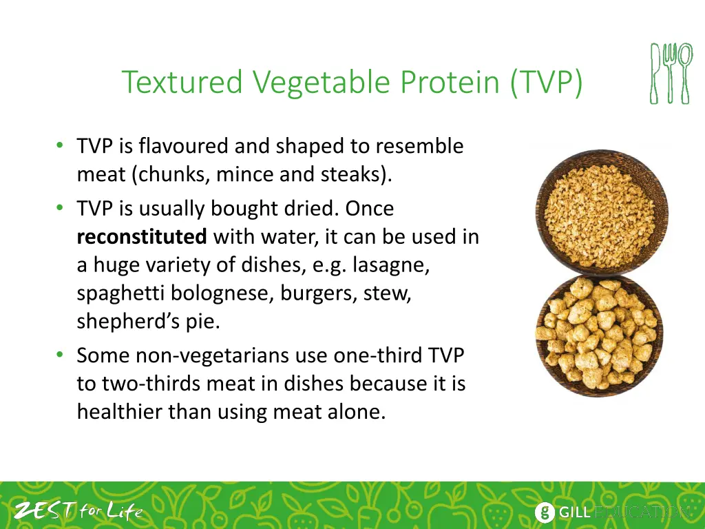 textured vegetable protein tvp