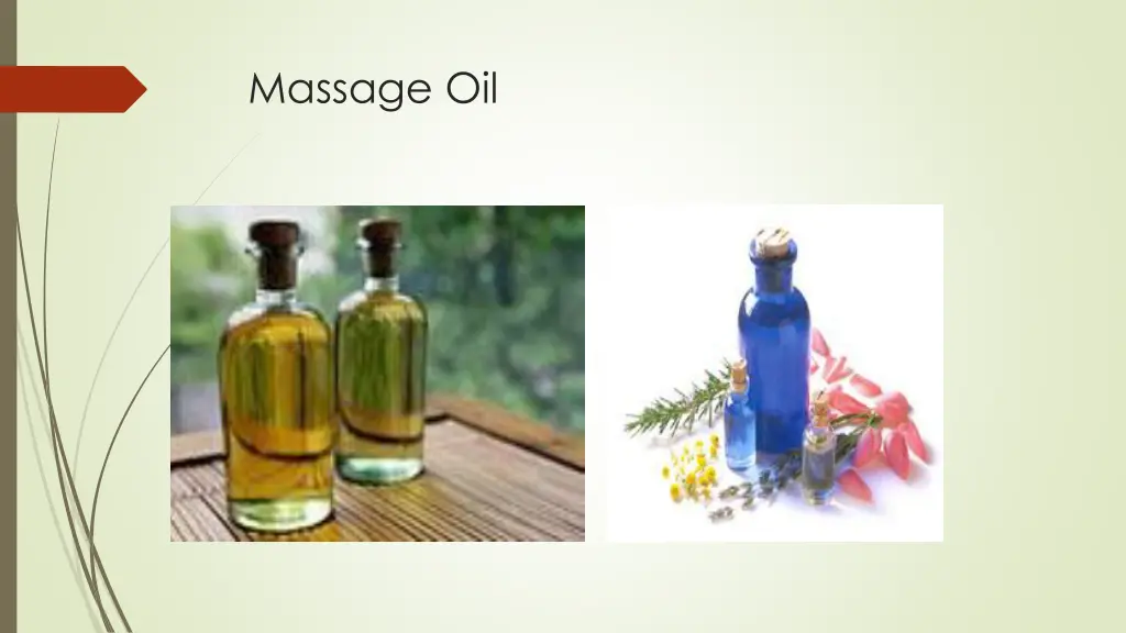 massage oil