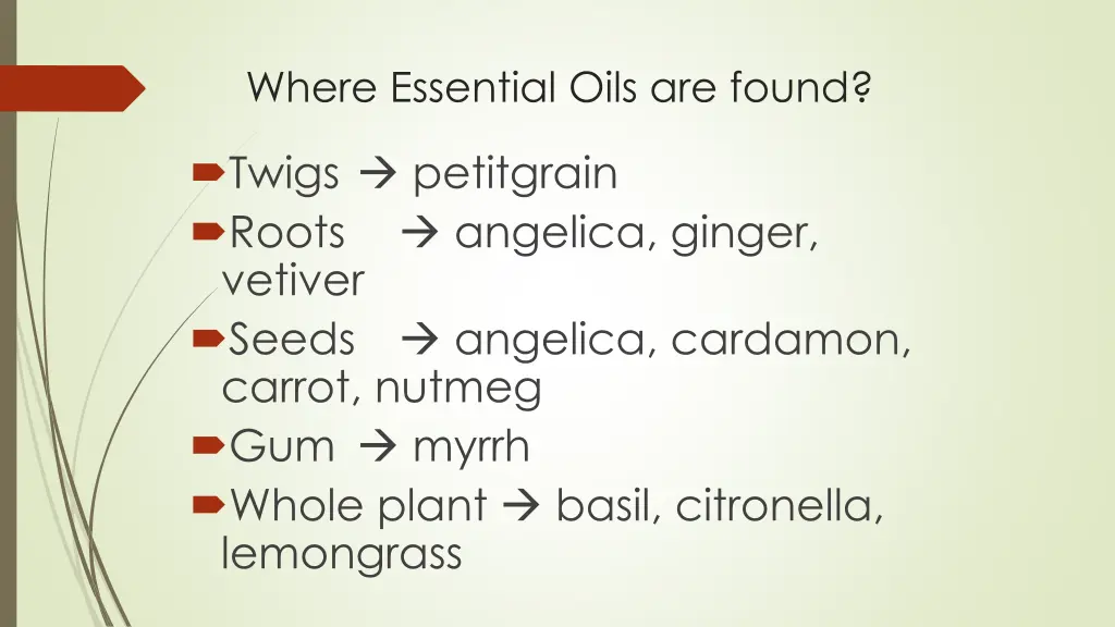 where essential oils are found 1