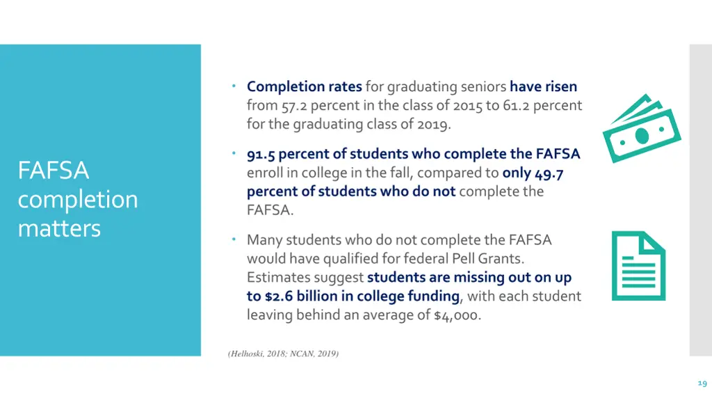 completion rates for graduating seniors have