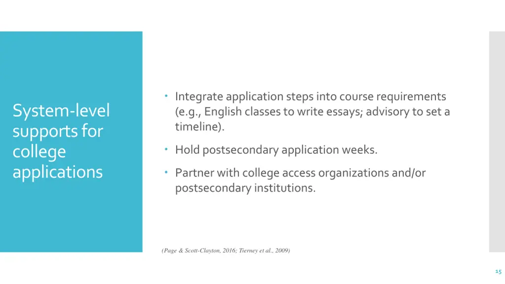 integrate application steps into course