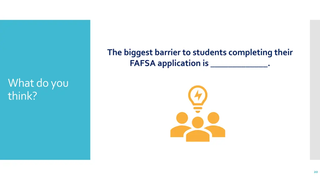 the biggest barrier to students completing their 1