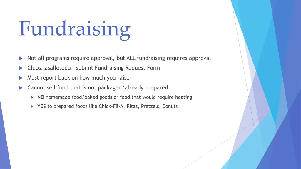 fundraising