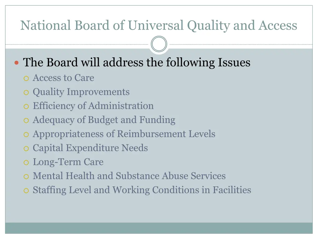 national board of universal quality and access 1