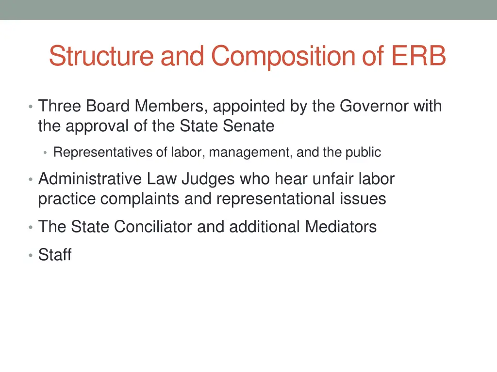 structure and composition of erb