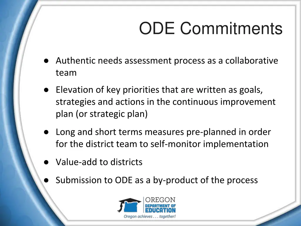 ode commitments