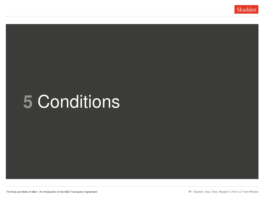 conditions