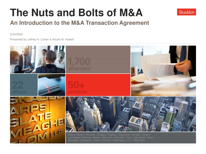 the nuts and bolts of m a an introduction