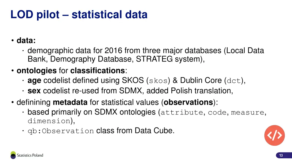 lod pilot statistical data