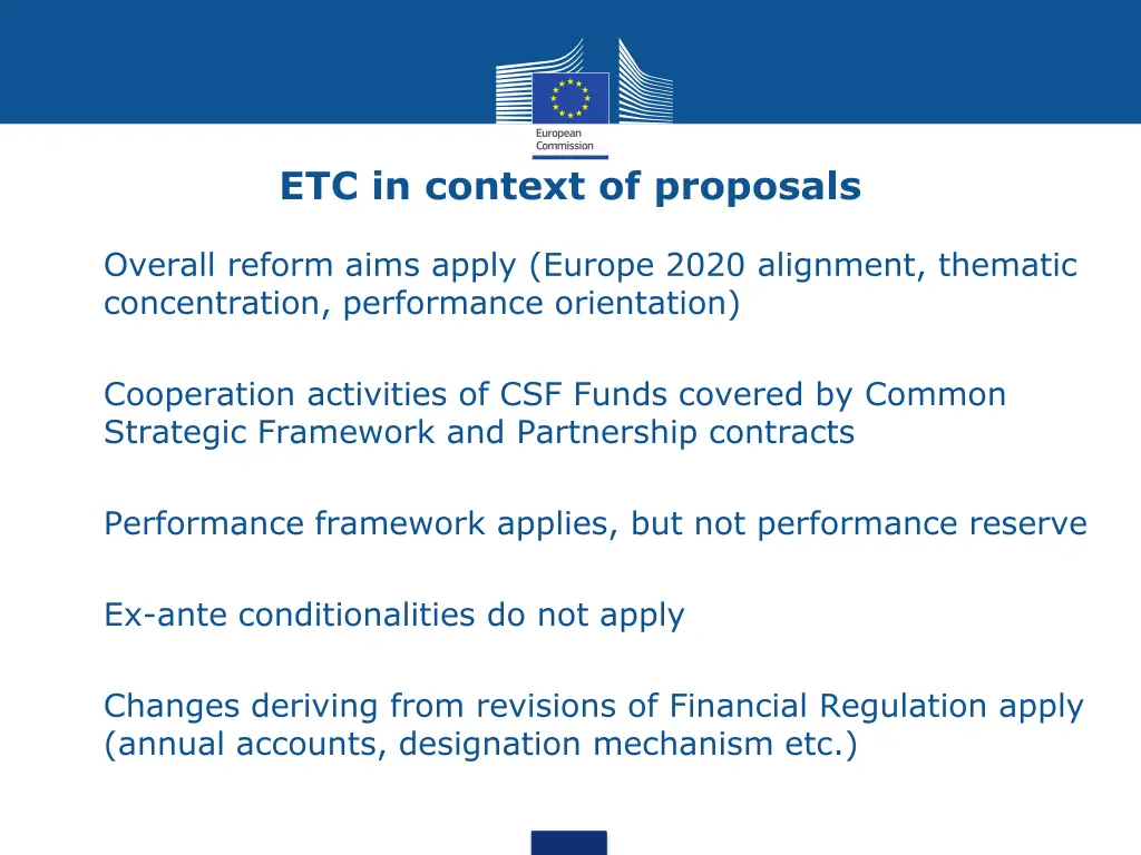 etc in context of proposals