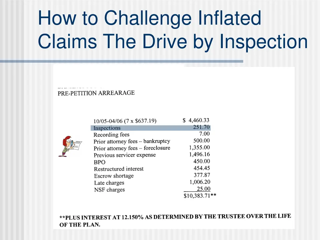 how to challenge inflated claims the drive