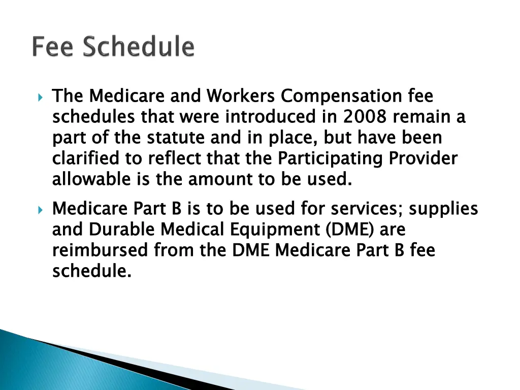 the medicare and workers compensation