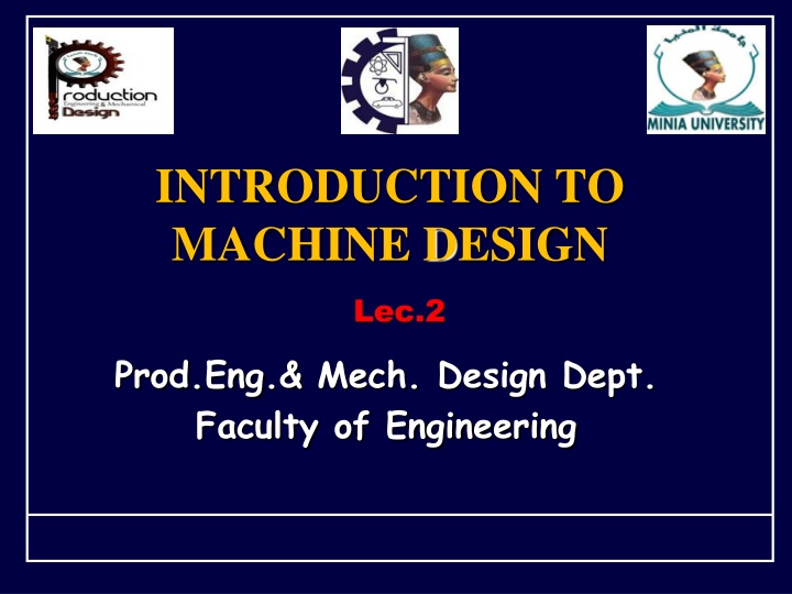 introduction to machine design