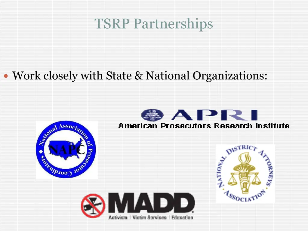 tsrp partnerships