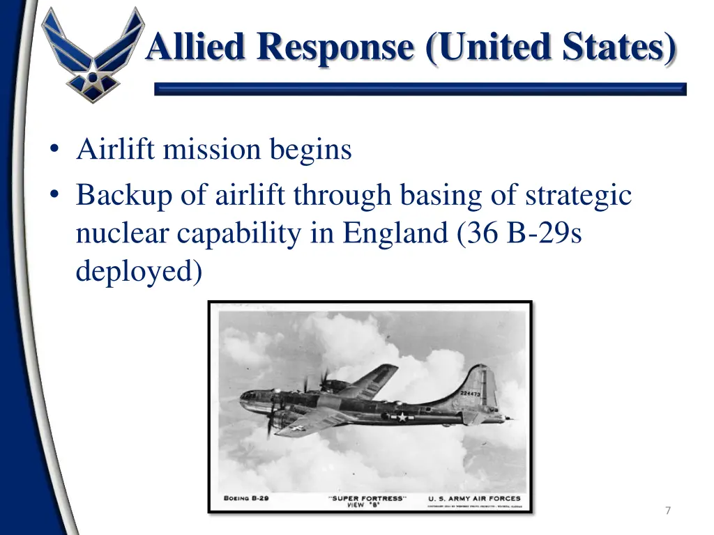 allied response united states