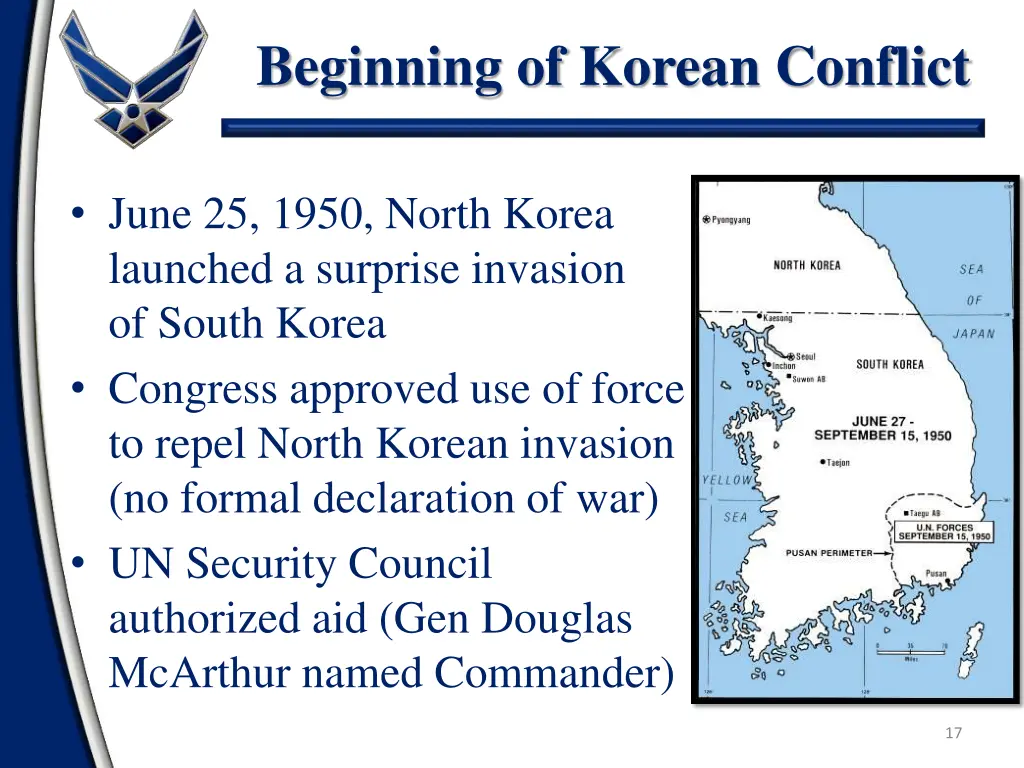 beginning of korean conflict