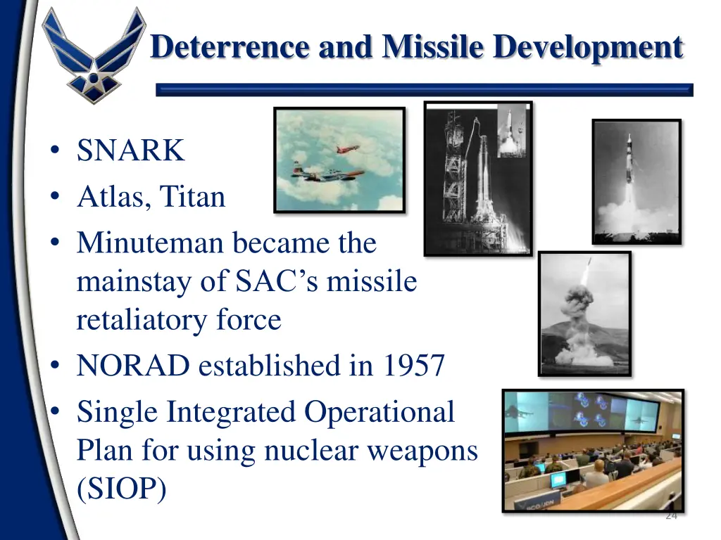 deterrence and missile development