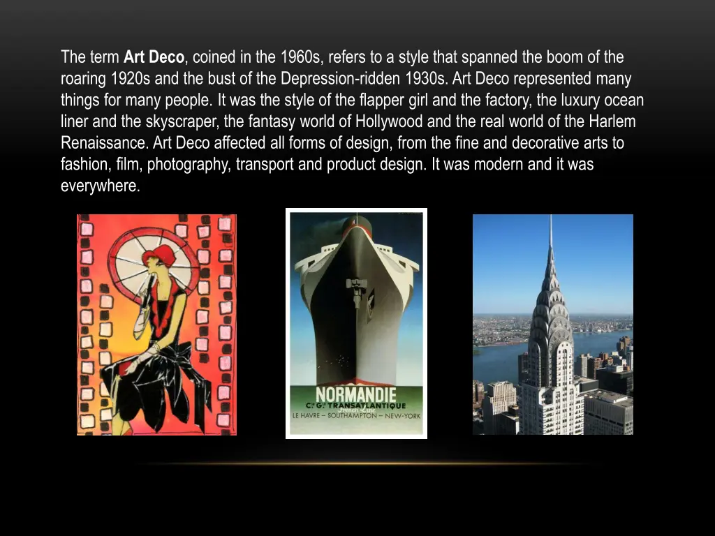 the term art deco coined in the 1960s refers